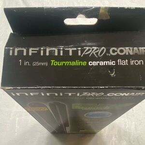 Tourmaline Ceramic Flat Iron - Black